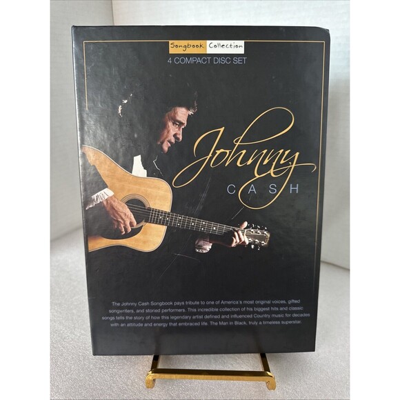 Johnny Cash Songbook Collection 4 CD Set With Book Photos Quotes Collectible - Picture 2 of 9